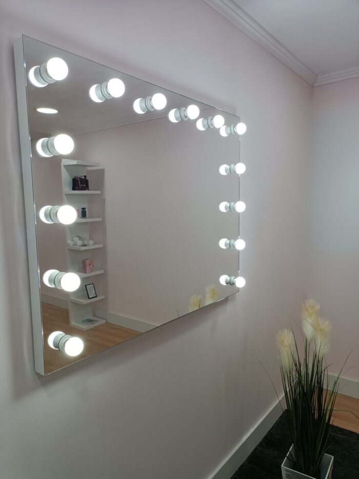 mirror with lights