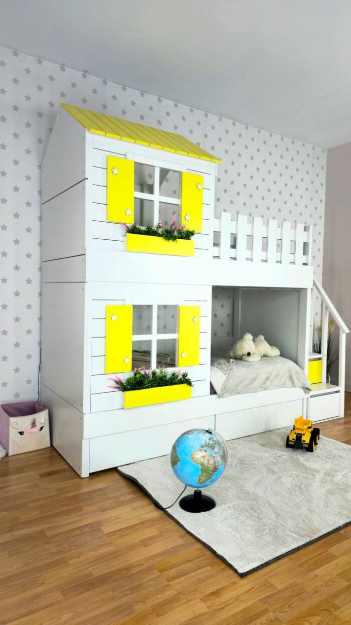 house bunk bed