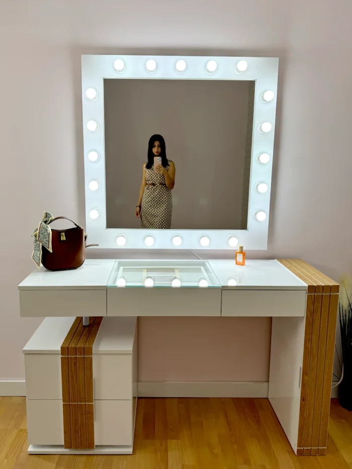 Vanity with Mirror and Lights