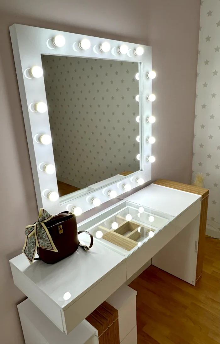 Vanity with Mirror and Lights