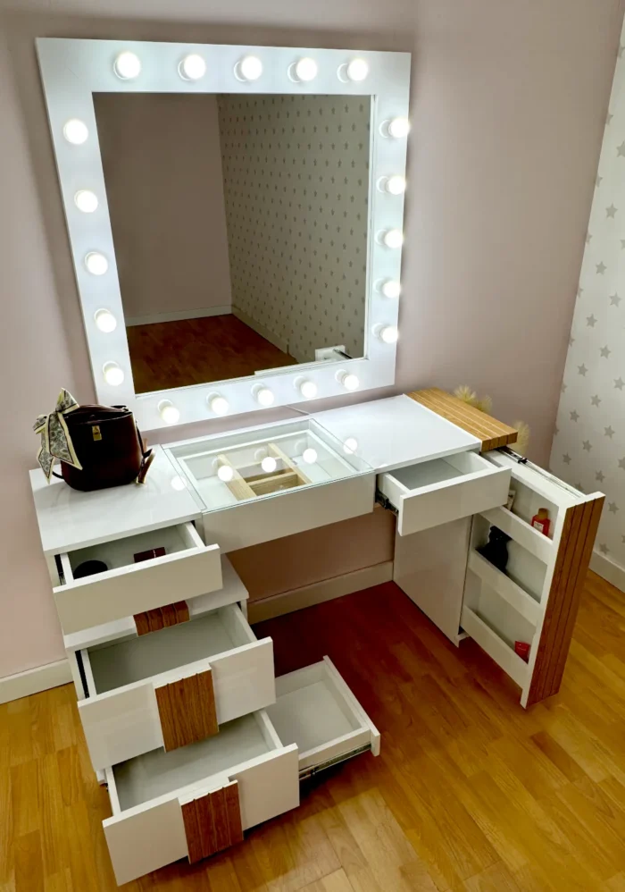 Vanity with Mirror and Lights