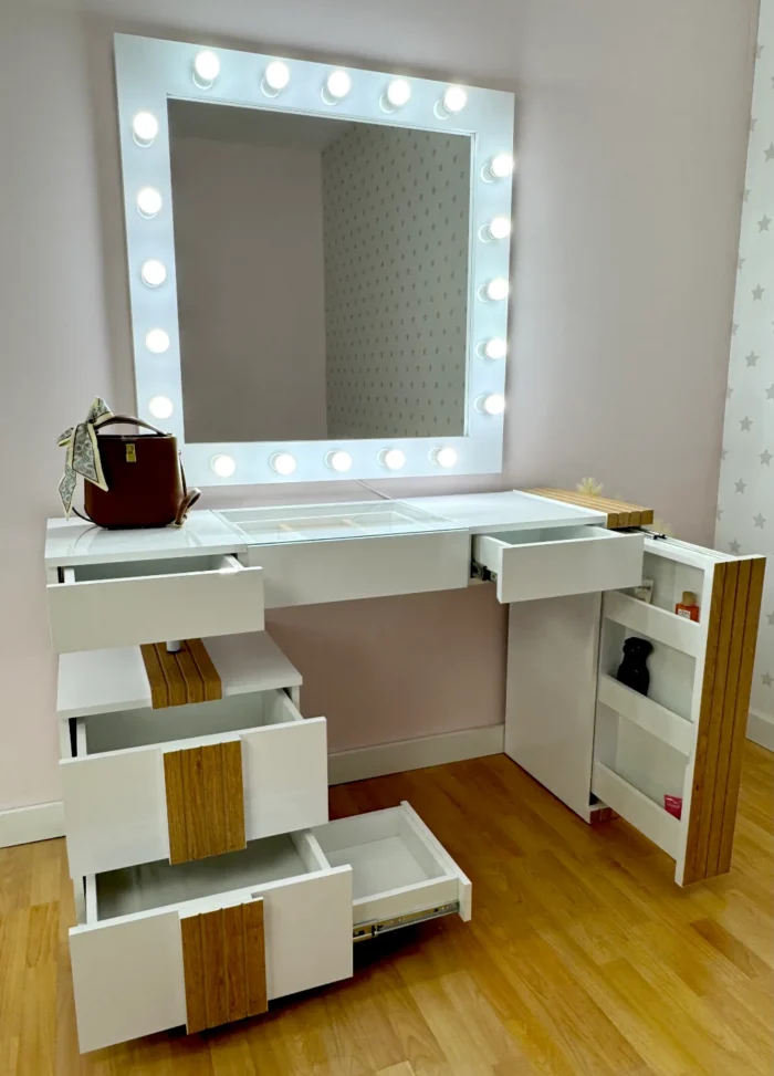 Vanity with Mirror and Lights