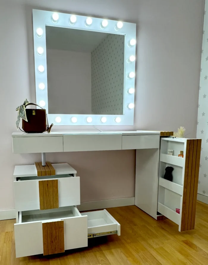 Vanity with Mirror and Lights